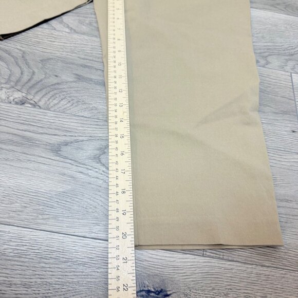 Time and Tru Capri Crop Pants Womens Size 14 Khaki Mid Rise Millennium Casual - Picture 9 of 12